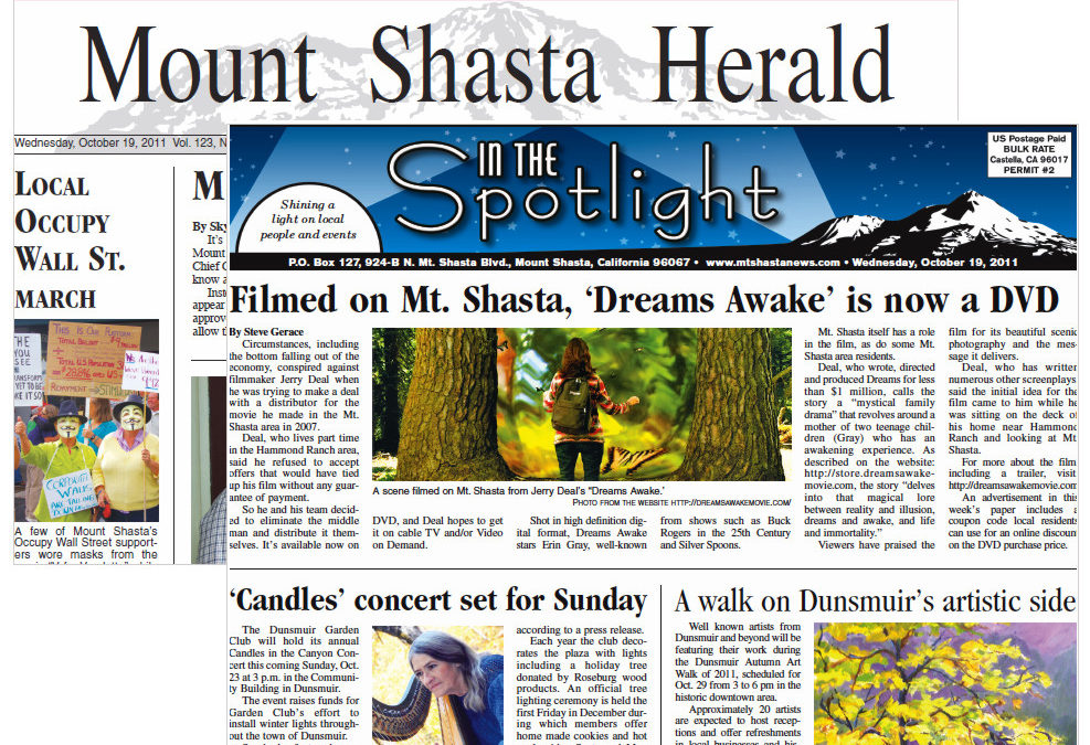 Filmed on Mt. Shasta, ‘Dreams Awake’ is now a DVD